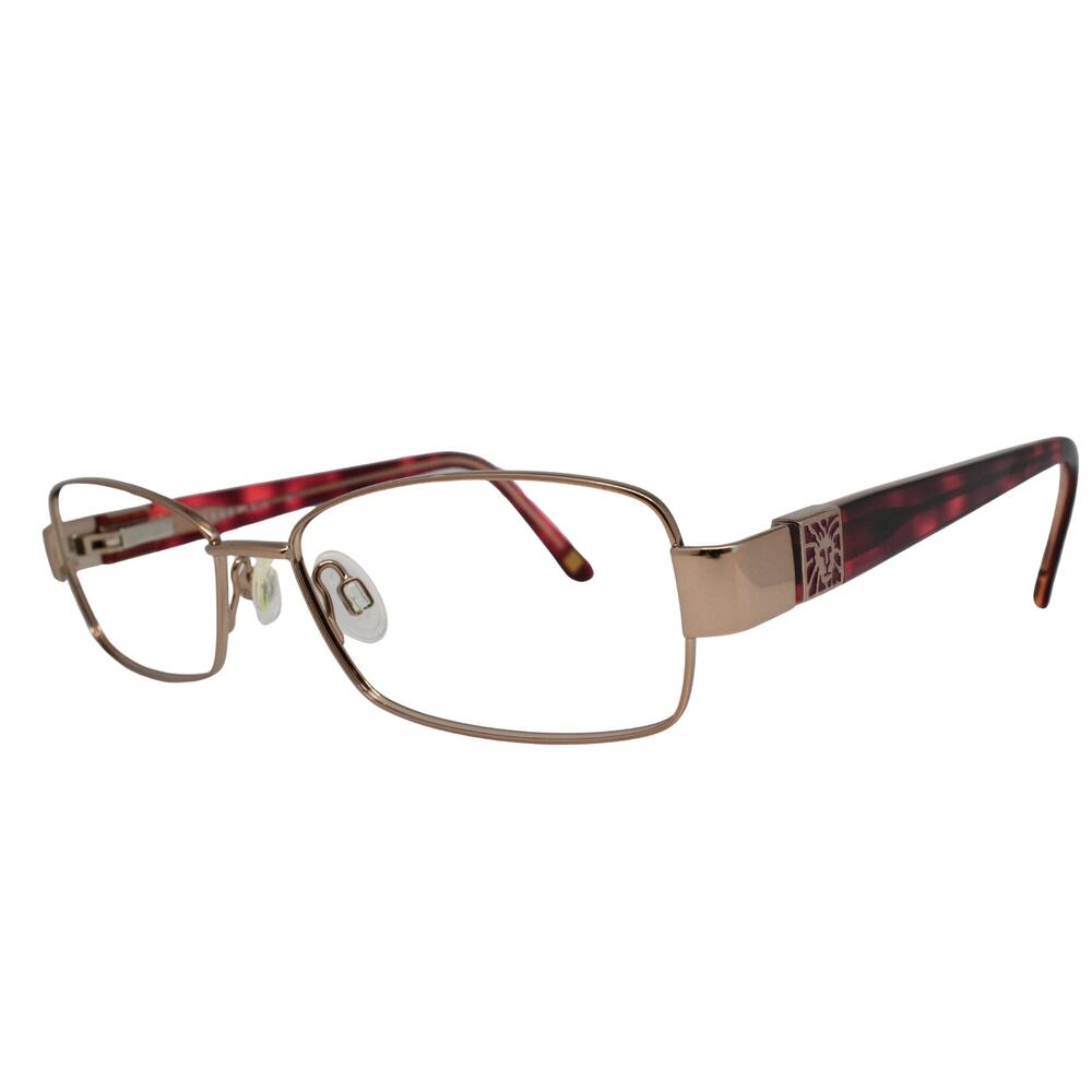Anne Klein AK5042 (780) Rose Gold 52-15-140mm Eyeglasses FRAMES ONLY - GOOD